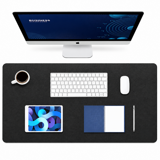 Mouse Pad Desk Mat Waterproof PVC Leather Desk Protector