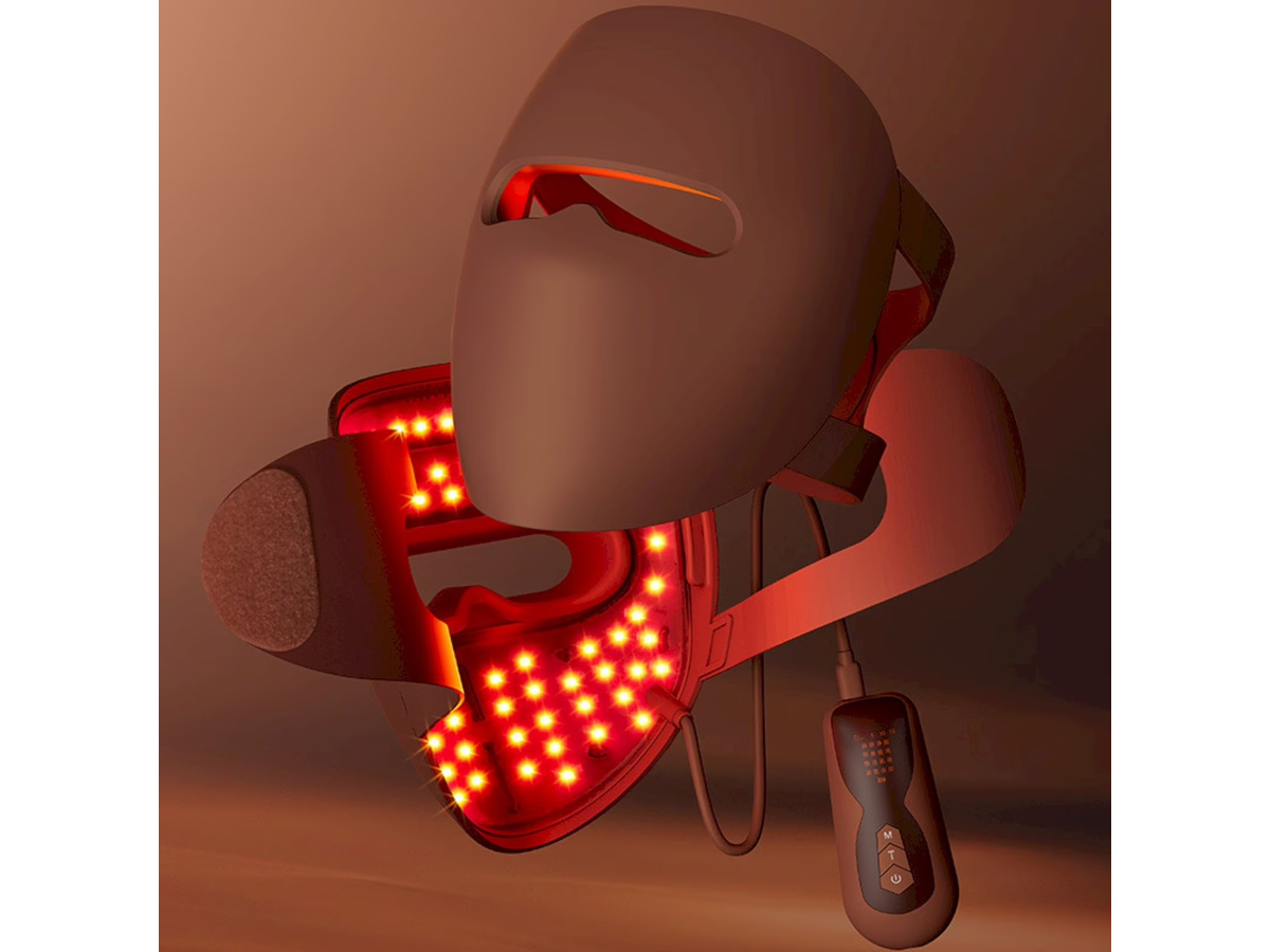 LED Light Therapy Mask 4 Wavelength Rechargeable Facial Beauty Mask