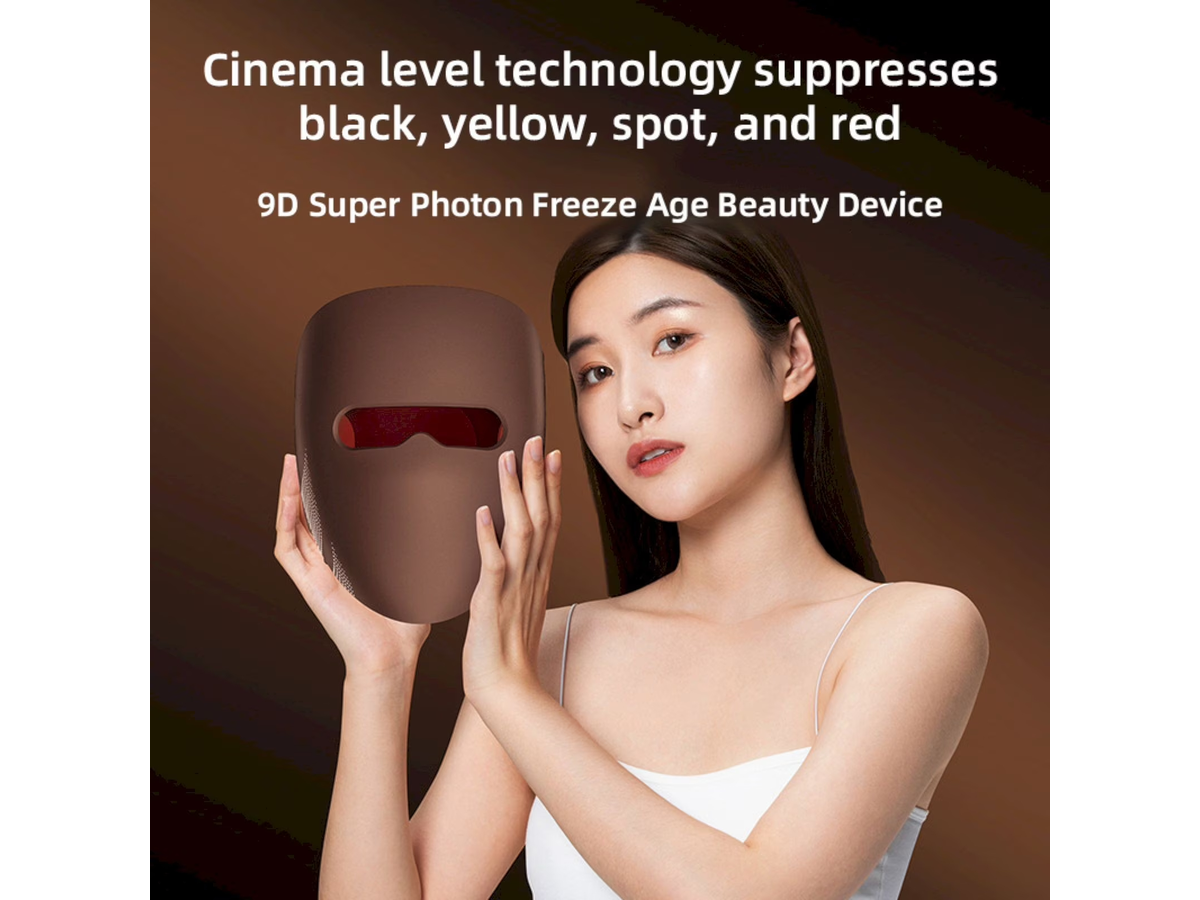LED Light Therapy Mask 4 Wavelength Rechargeable Facial Beauty Mask