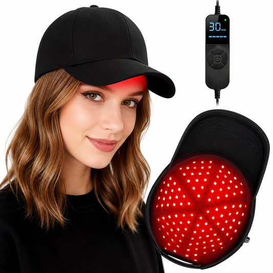 Hair Growth Cap Red Light Therapy Low Level Laser Therapy Cap for Home Hair Care