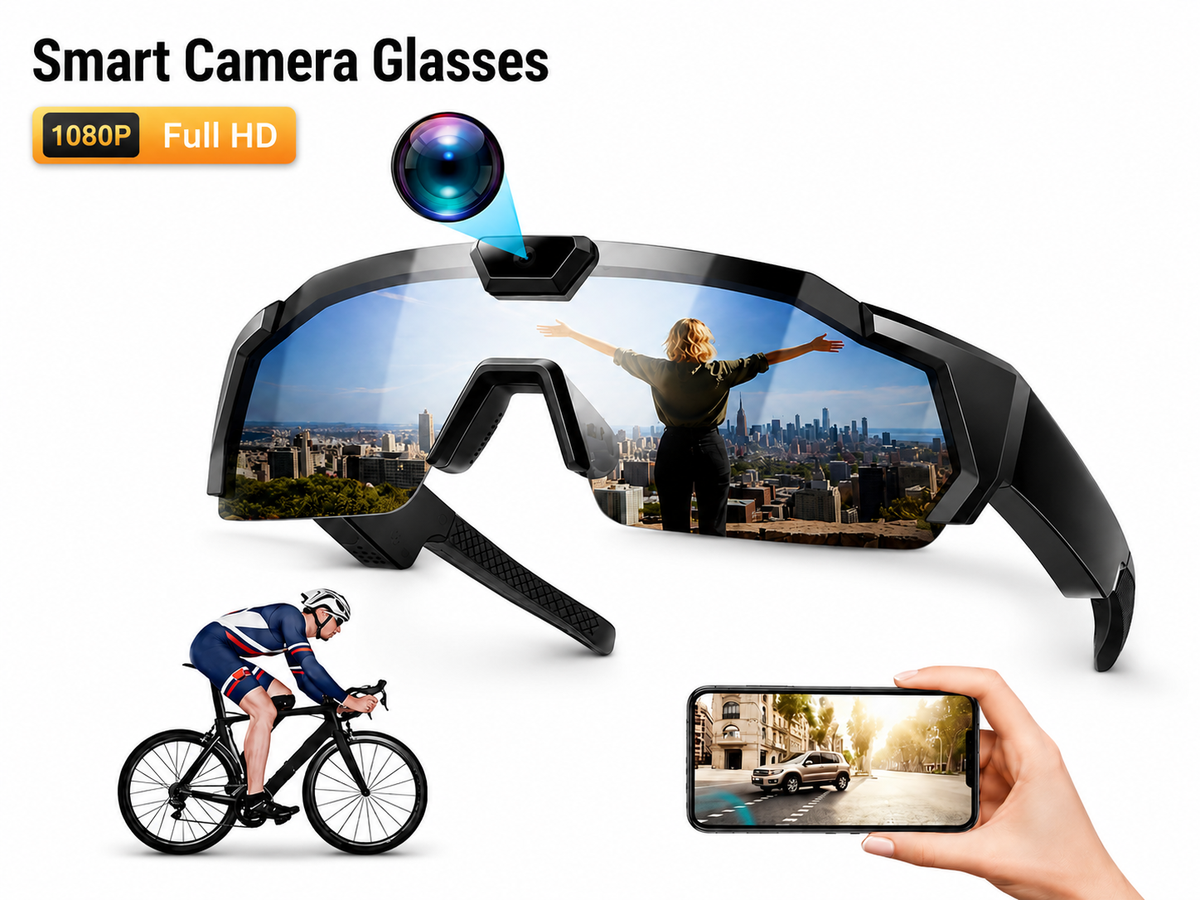 Smart Camera Glasses 1080P HD Video Recording