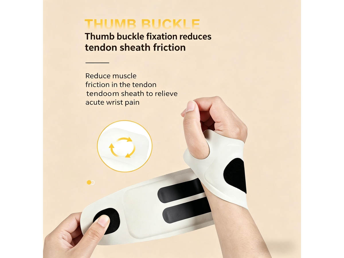 Electric Wrist Massager Cordless EMS Pulse Therapy Wrist Brace with LCD Display