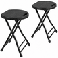 Portable Folding Chair 2 Pack Heavy Duty Folding Stool with Handle