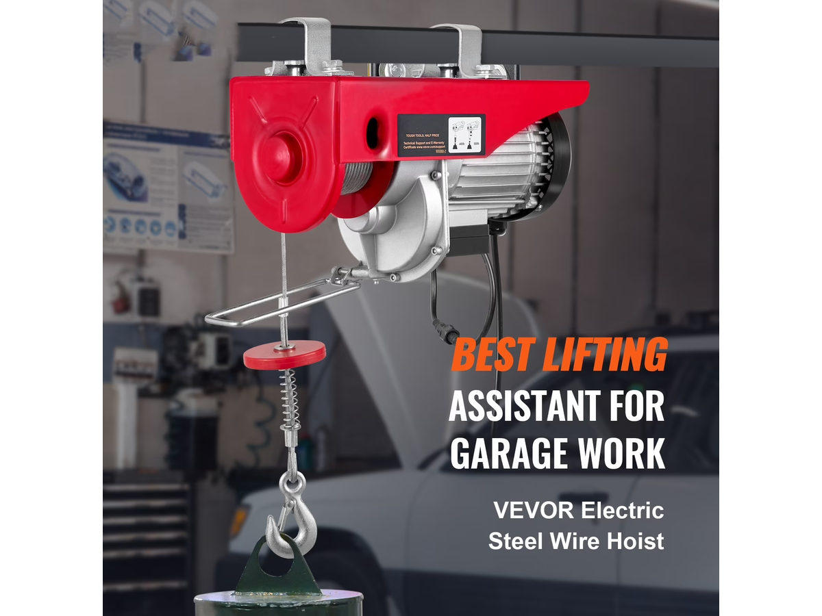 Electric Hoist Winch 400kg with Wireless Remote Control