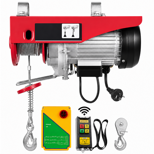 400kg Electric Hoist Winch with Wireless Remote Control
