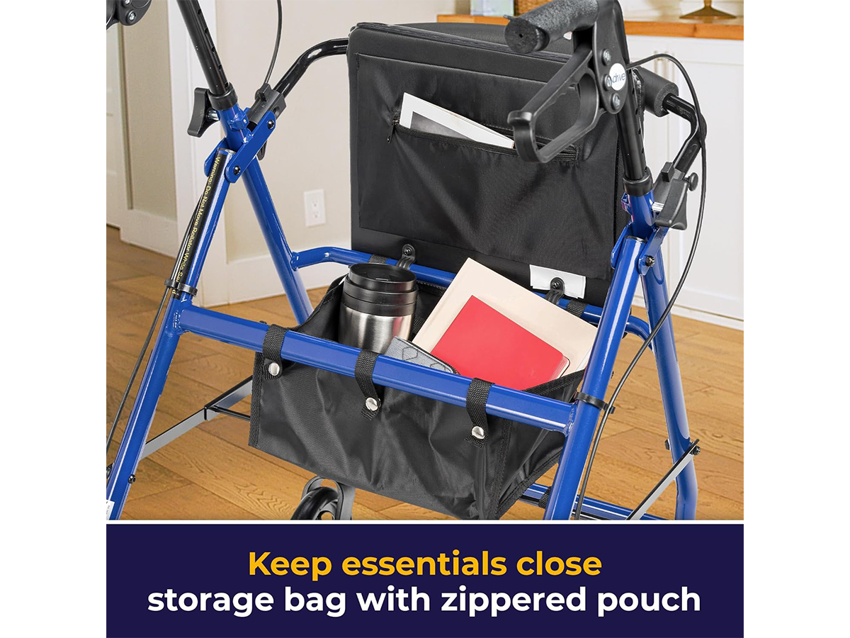 Foldable Mobility Walker with Seat