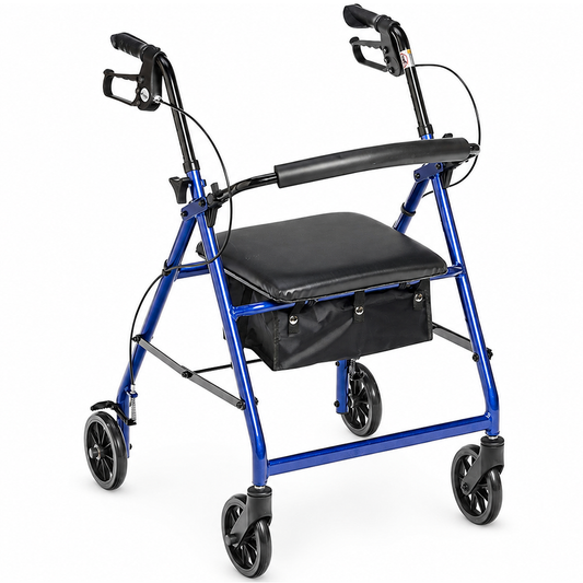 Foldable Mobility Walker with Seat