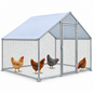 Outdoor Chicken Run 300 X 200 X 200 CM with Roof Cover Wire Mesh Enclosure