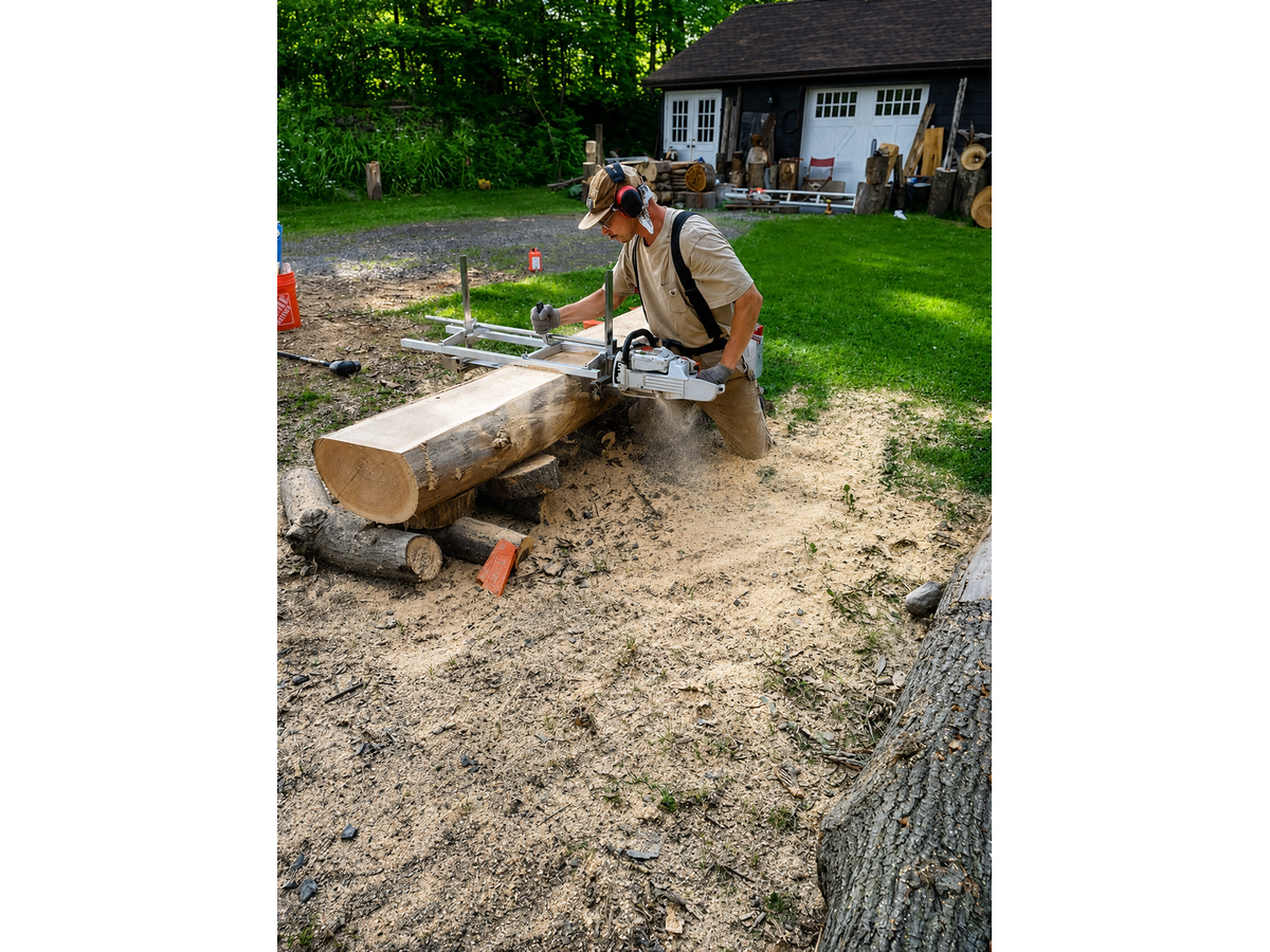 Aluminum Lumber Adjustable Portable Chainsaw Mill 36"
