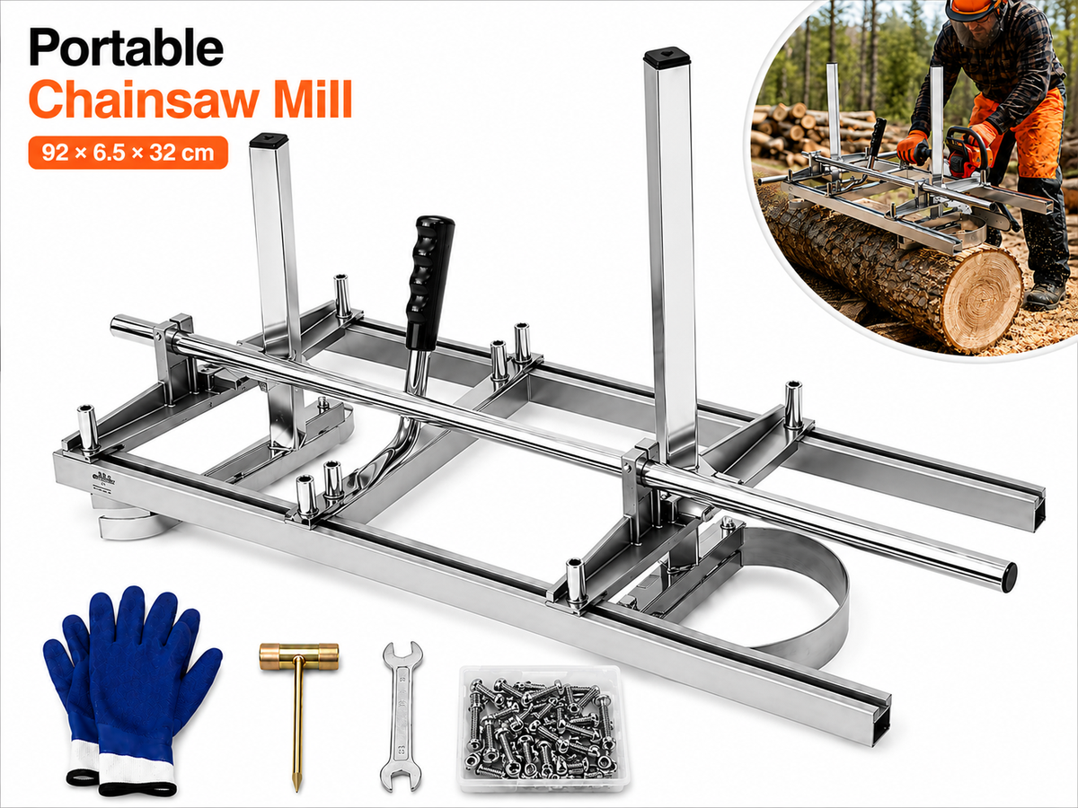 Aluminum Lumber Adjustable Portable Chainsaw Mill 36"