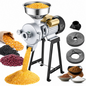 Electric Grain Mill Grinder 3000W Commercial Wet and Dry Grain Spice Corn Wheat Grinding Machine