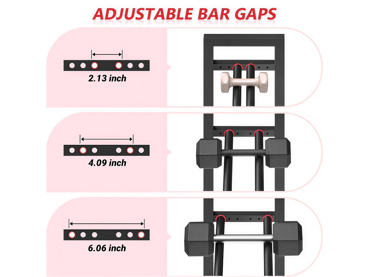 Adjustable Dumbbell Rack 3 Tier Heavy Duty Home Gym Weight Storage Stand