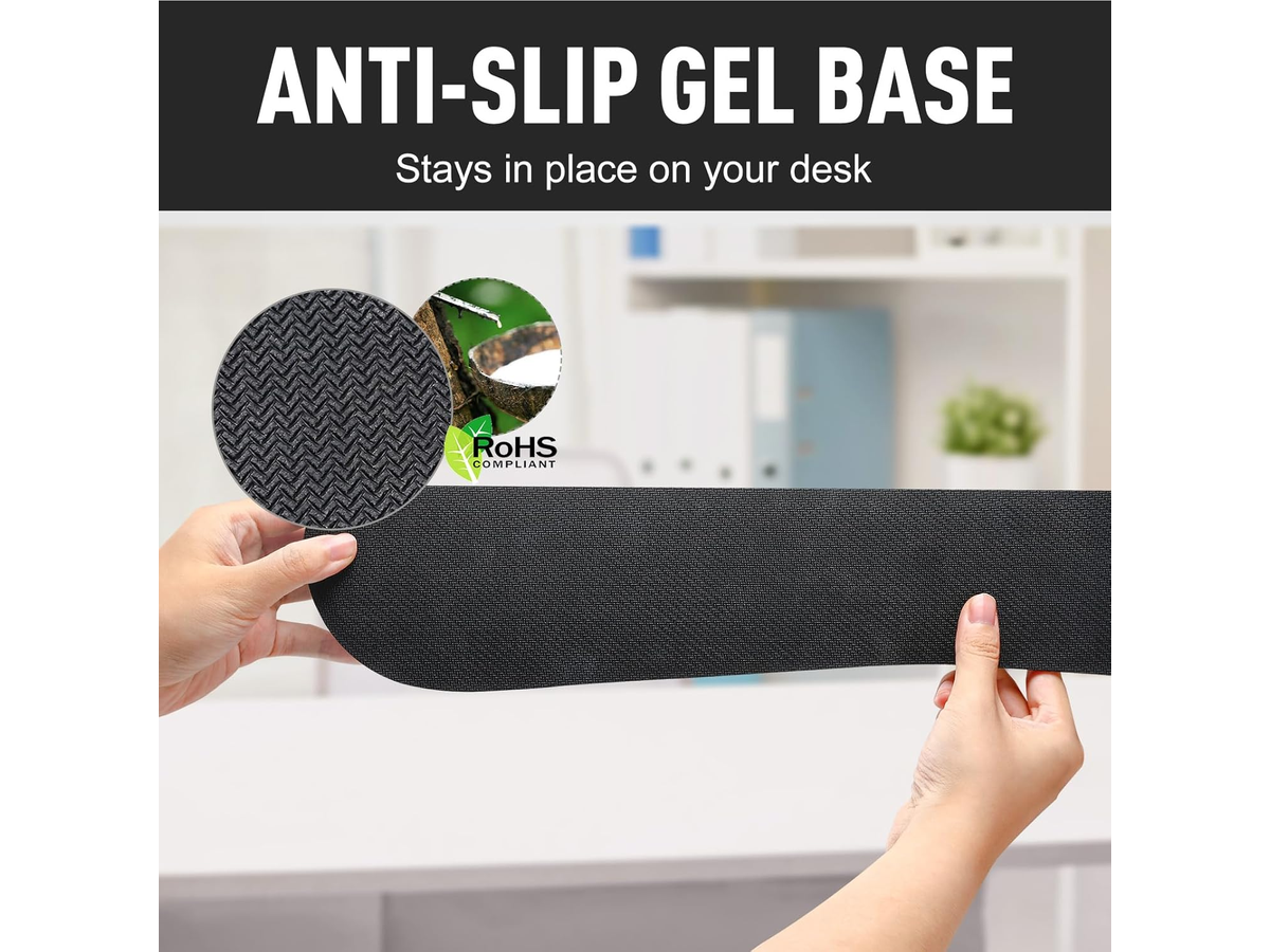 Ergonomic Mouse Pad 3PCS Gel Memory Foam Keyboard and Mouse Wrist Rest Set