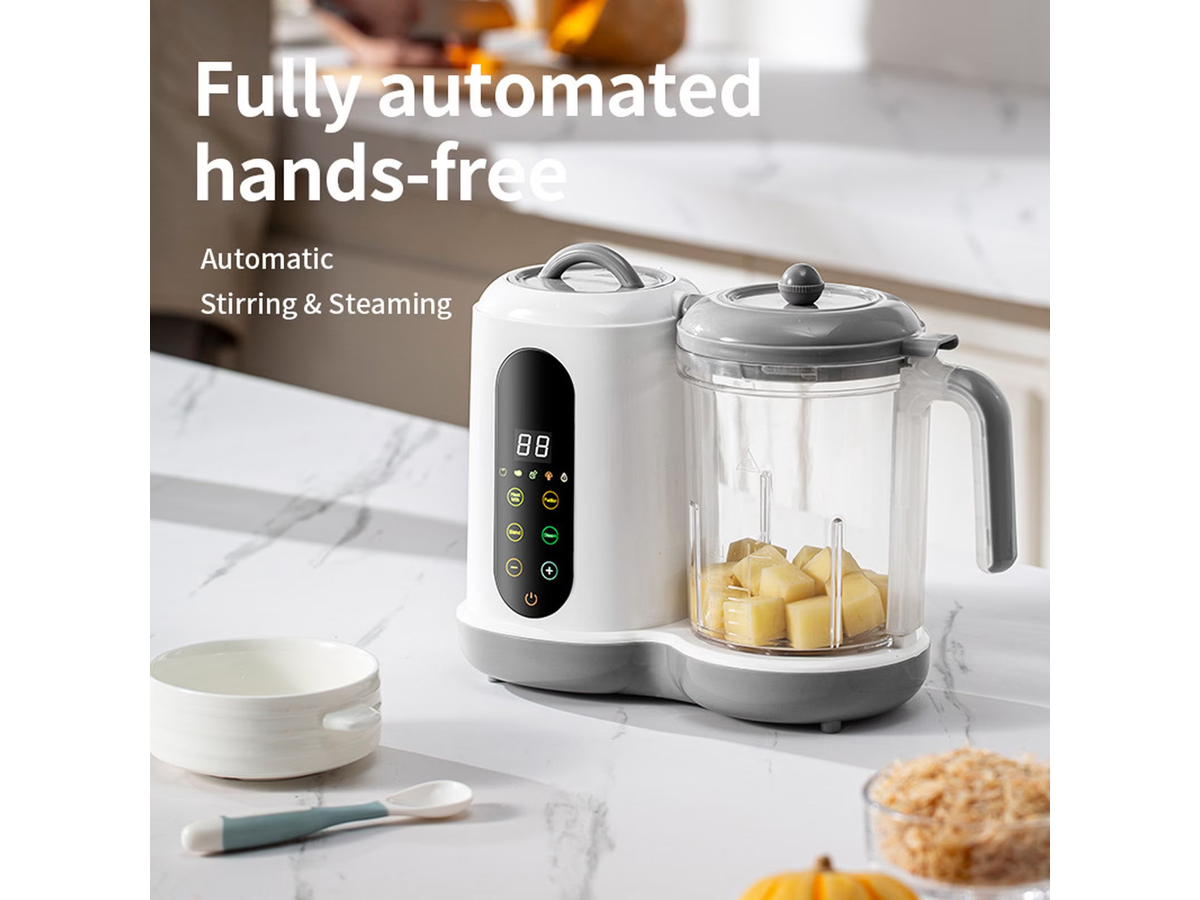 Food Processor Steam Cook Multifunction Blender Grinder with Bottle Warmer