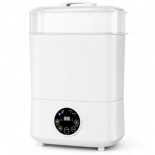 Bottle Sterilizer and Dryer 4 in 1 Electric Steam Sterilizer with Bottle Warmer and Food Heater