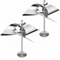 Wind Powered Scare Device 2 Pack Reflective Bird Deterrent Spinners for Garden Yard
