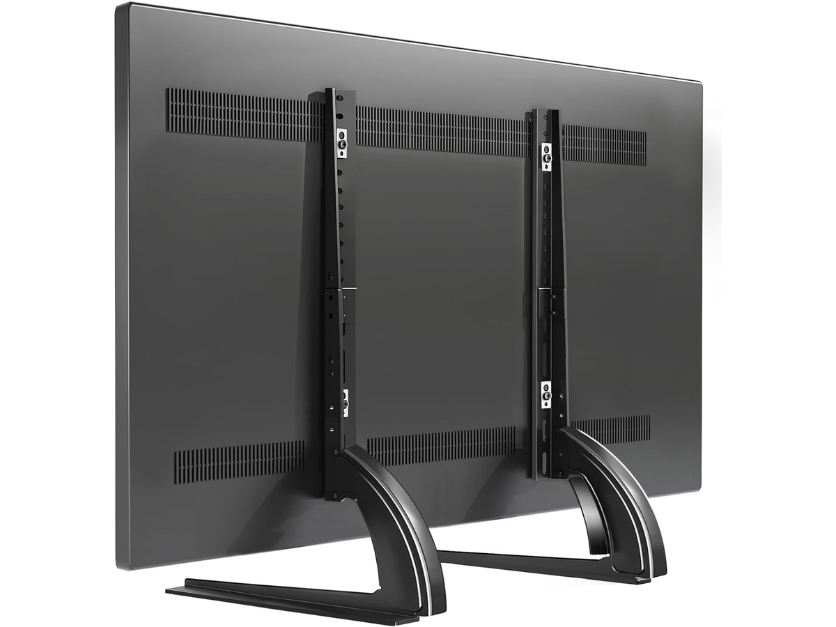 Universal Table Top TV Stand Adjustable TV Base for 37 to 75 Inch TVs