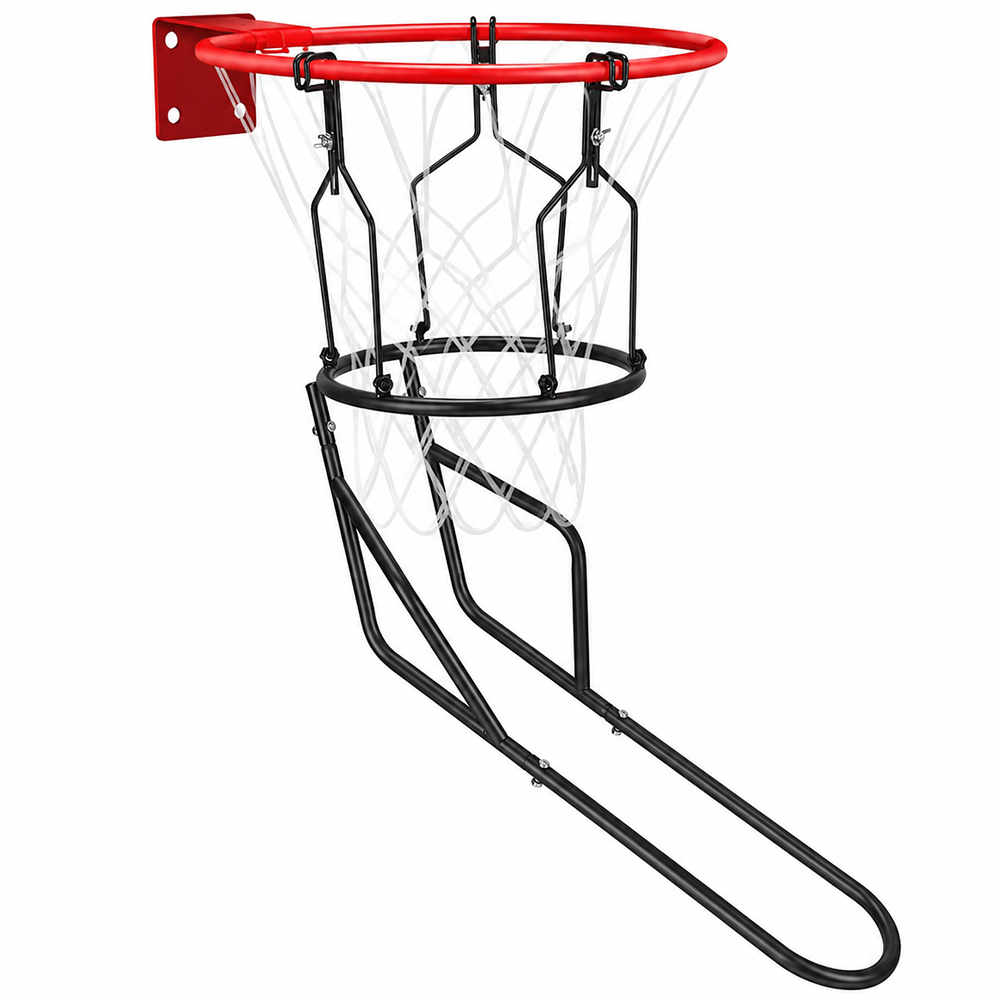 Basketball Return Attachment Heavy Duty Metal Ball Rebounder