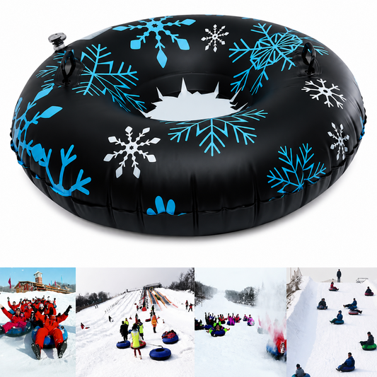 Inflatable Snow Tube Snow Sled with Handles