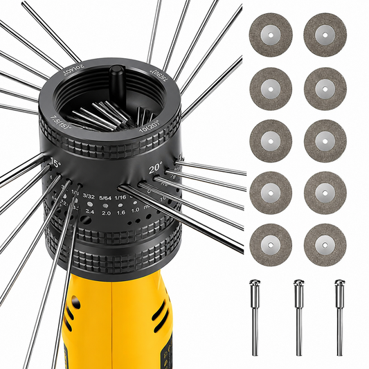 TIG Tungsten Electrode Sharpener Head with Cut Off Slot