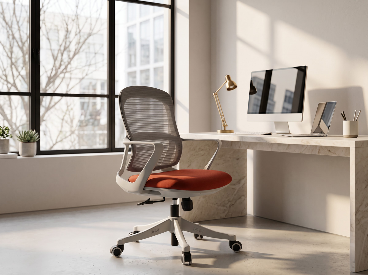 Ergonomic Office Chair Mesh Back 360° Swivel Adjustable Height