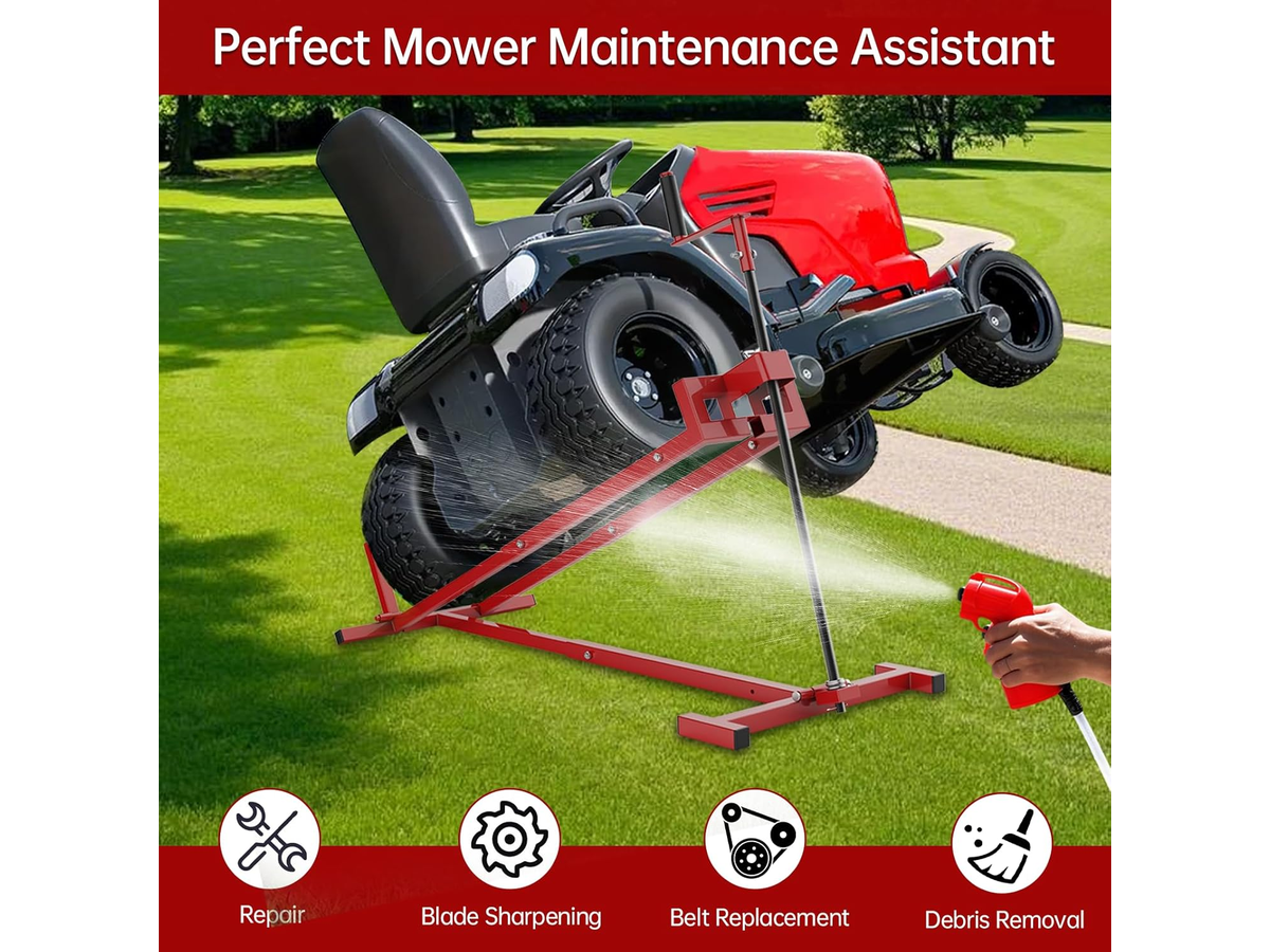 Heavy Duty Maintenance Lift for Riding Mowers and Lawn Tractors