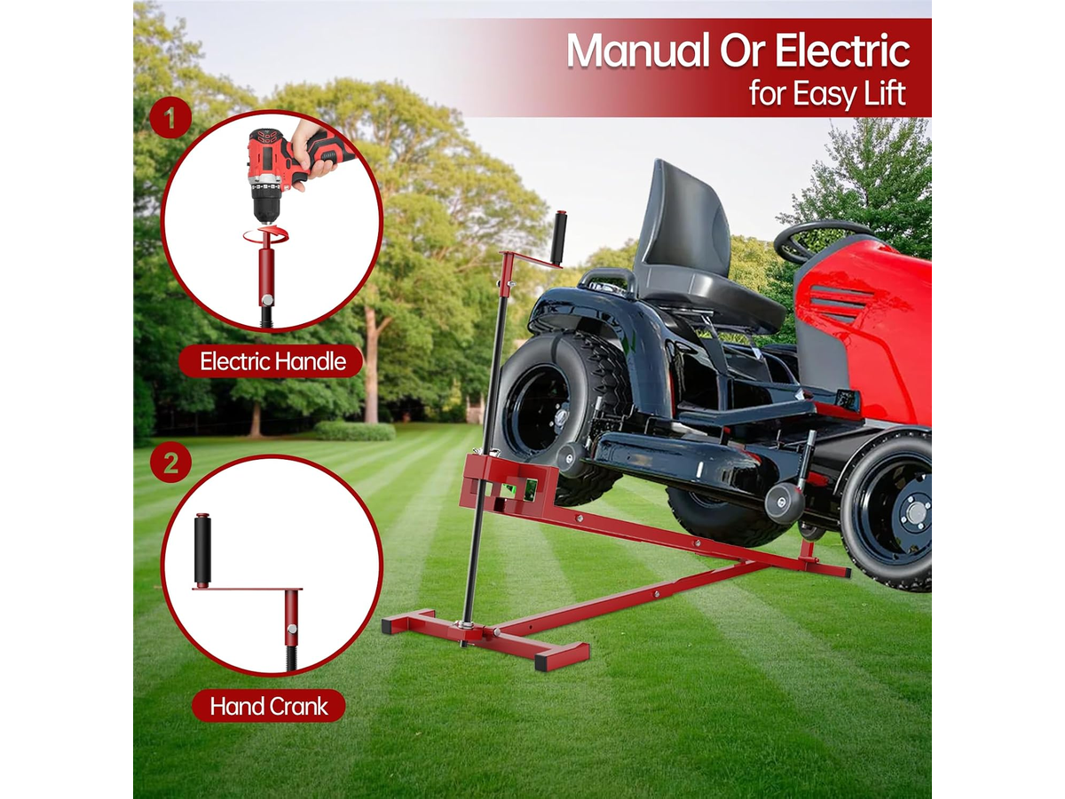 Heavy Duty Maintenance Lift for Riding Mowers and Lawn Tractors