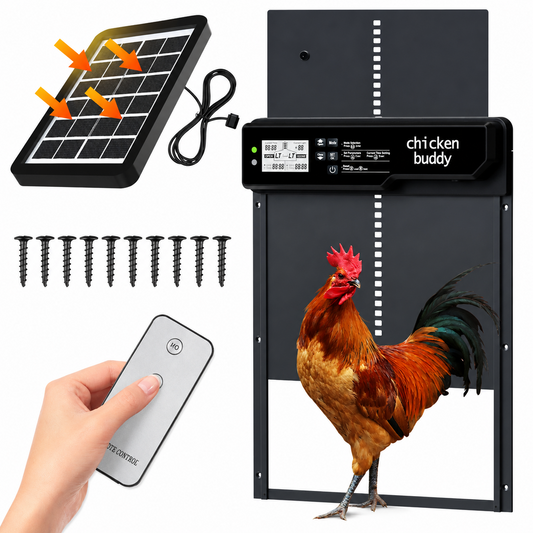 Solar Powered Automatic Chicken Coop Door