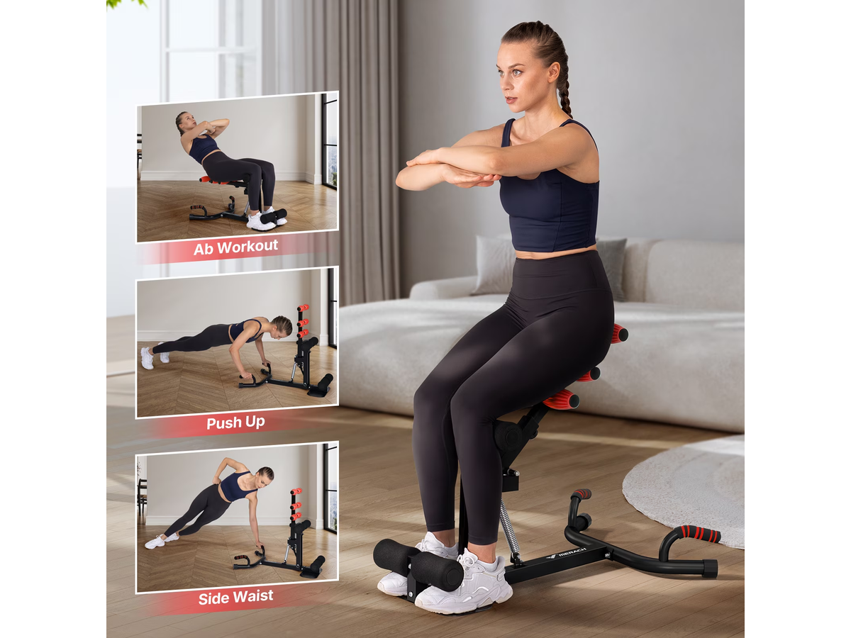 Deep Squat Machine Adjustable Glutes Trainer Foldable Home Gym