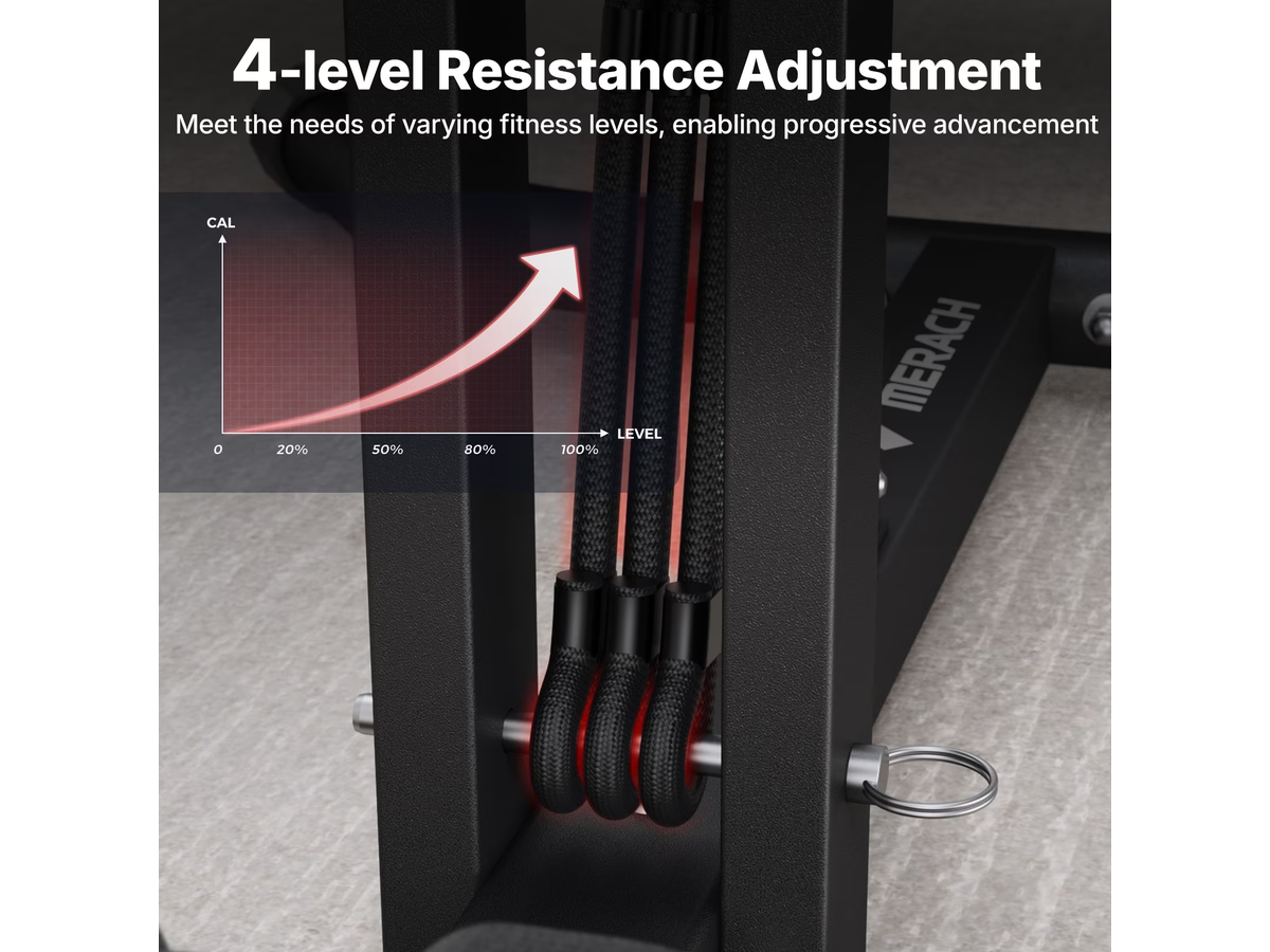Deep Squat Machine Adjustable Glutes Trainer Foldable Home Gym