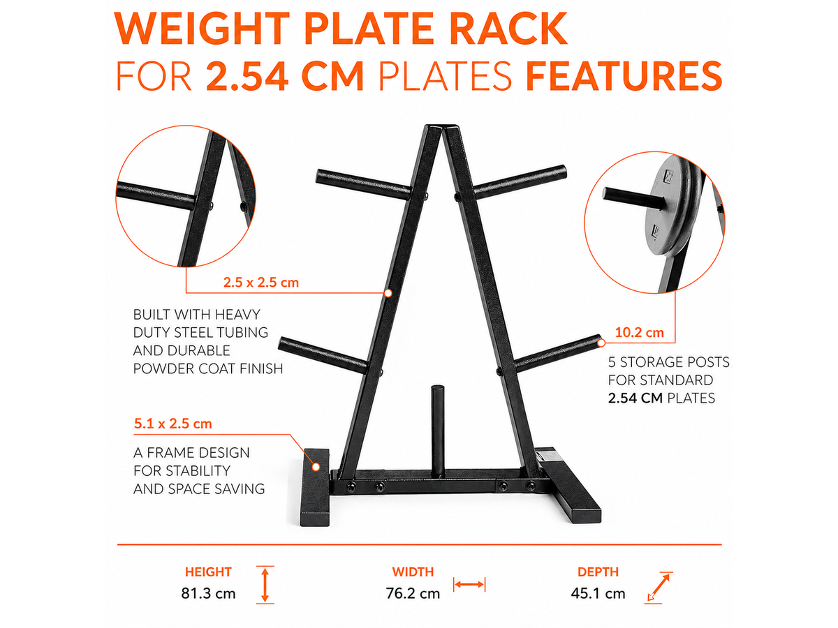 Barbell Holder 200 kg Heavy Duty Home Gym Organizer Weight Plate Storage Rack Weight