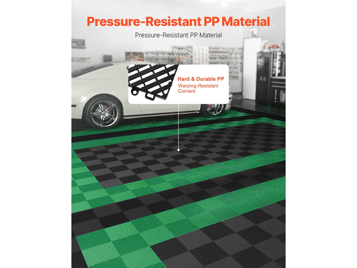 Interlocking Drainage Mat Non Slip Modular Floor Tiles