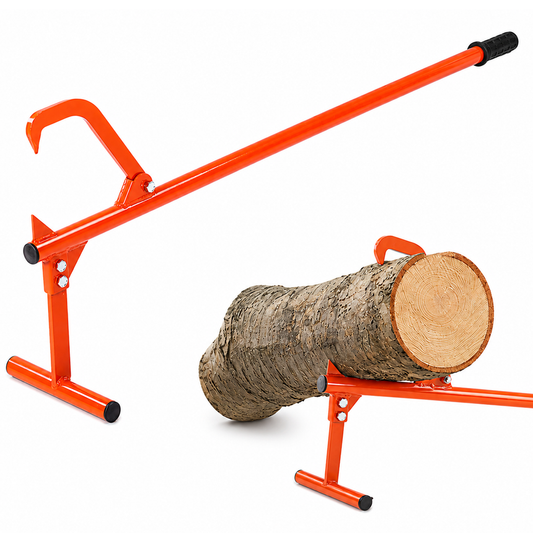 Log Lifter Timber Wood Cantilever Hook Jack Heavy Duty Steel Log Roller