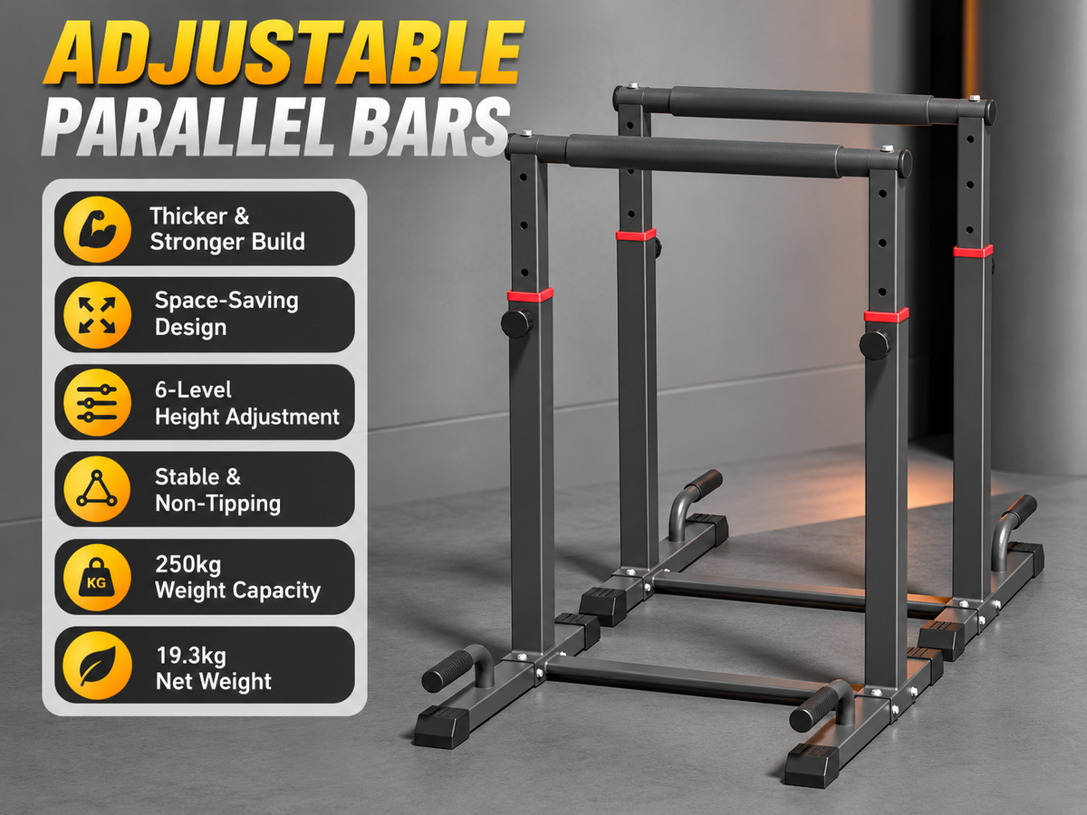 Dip Bar Stand Home Gym Dip Stand Bars Training Station