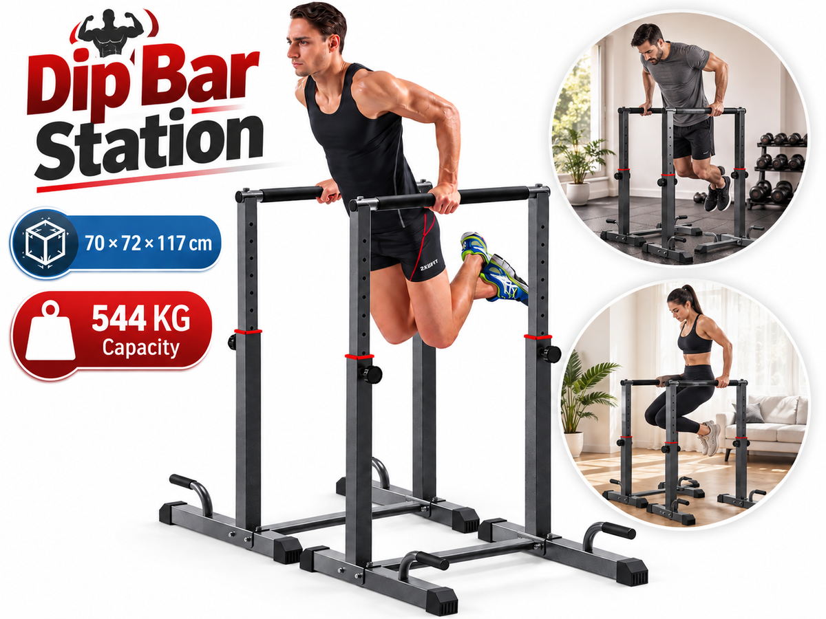 Dip Bar Stand Home Gym Dip Stand Bars Training Station