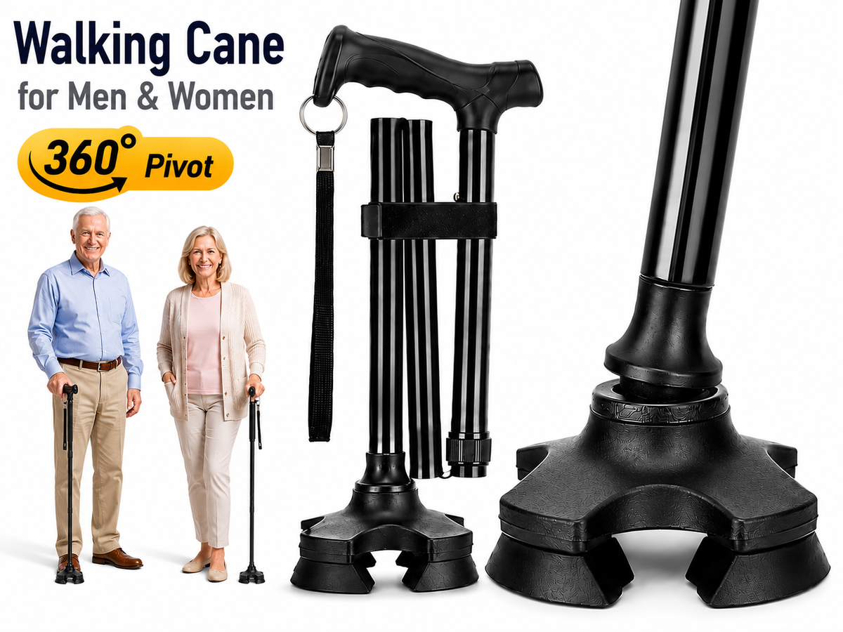 Folding Walking Cane Adjustable Walking Stick
