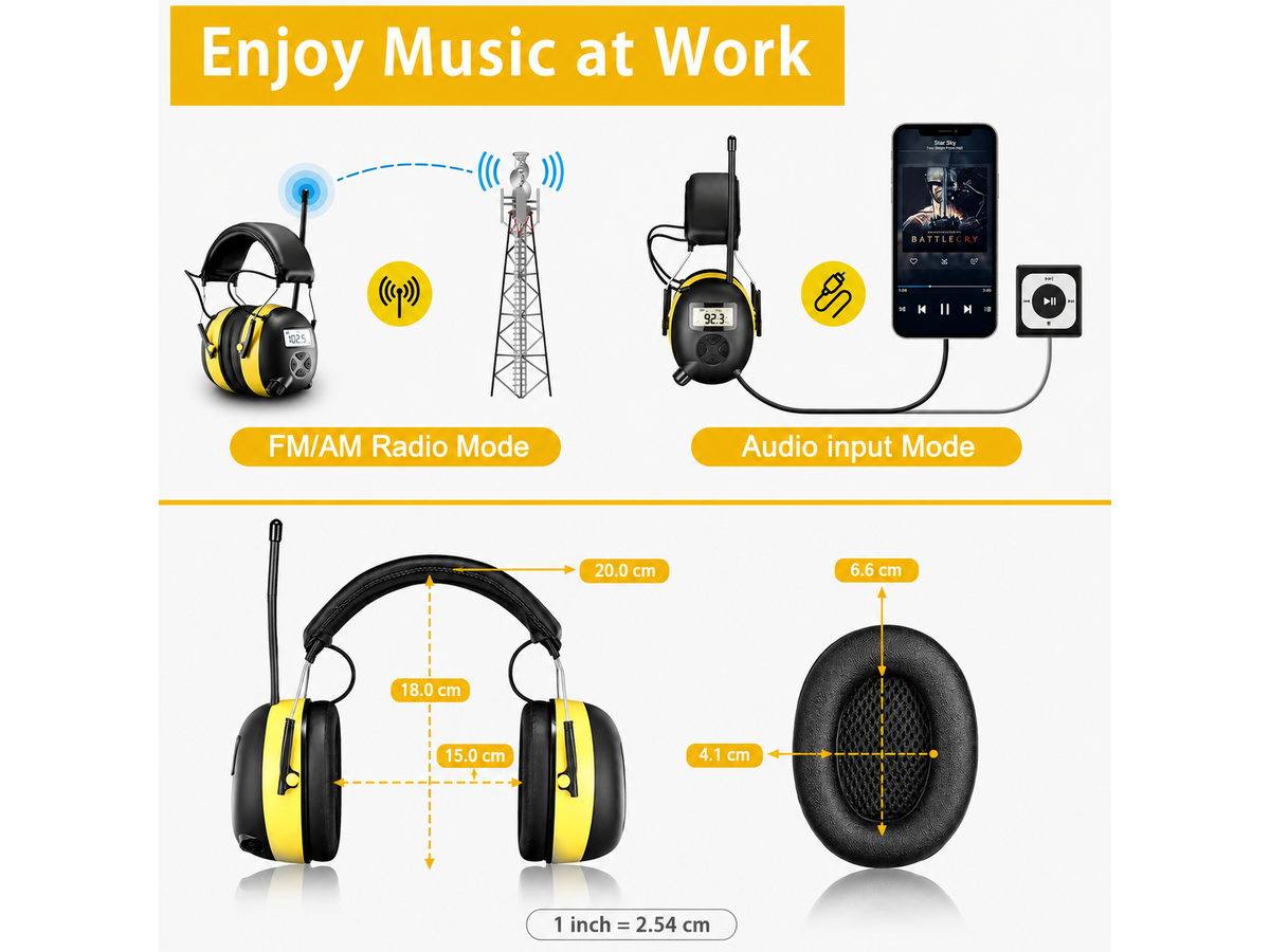 Bluetooth Hearing Protection Headphones