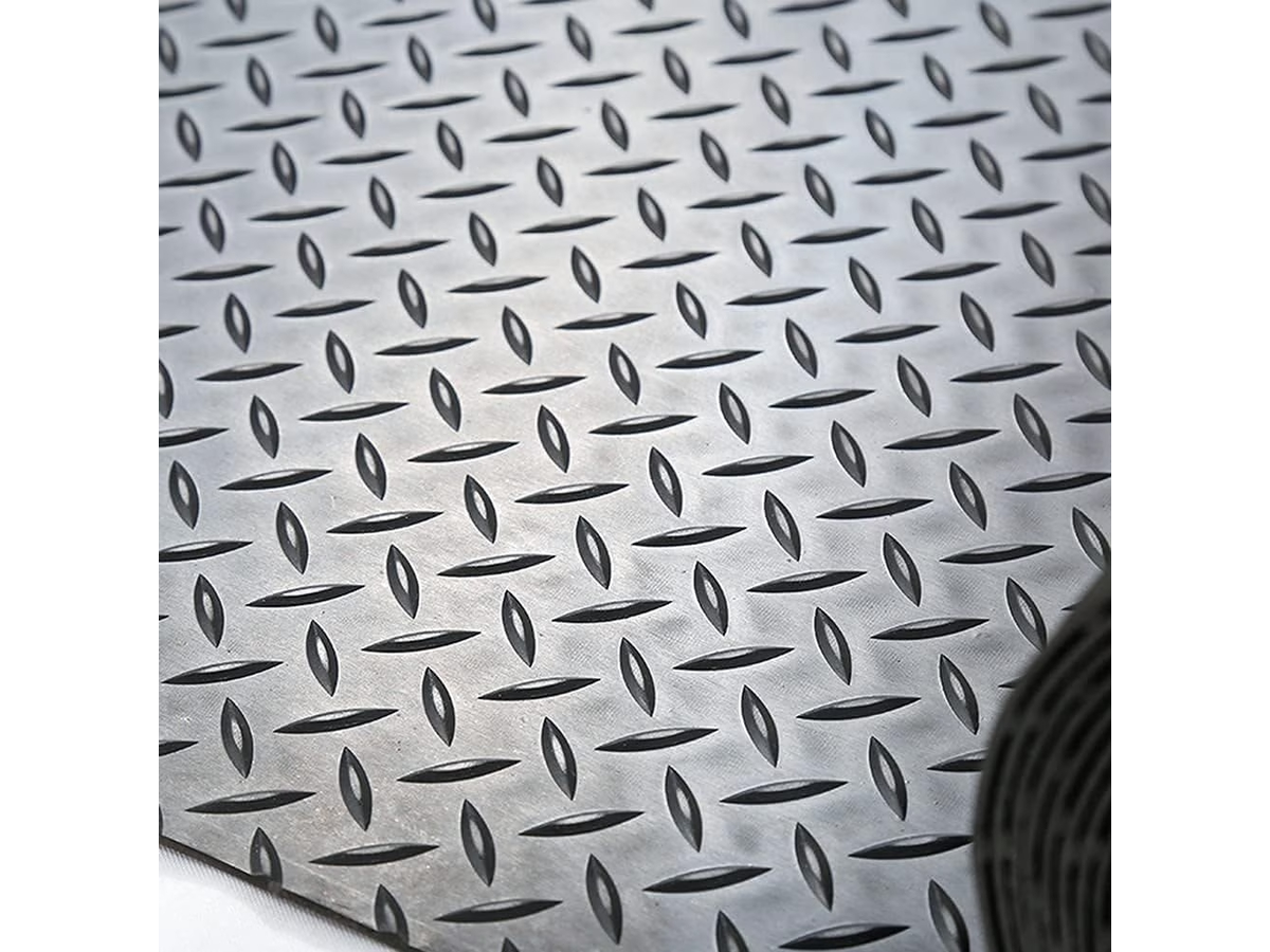 Heavy Duty Rubber Diamond Plate Garage Floor Mat 5 m