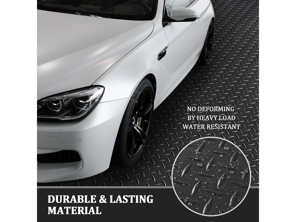 Heavy Duty Rubber Diamond Plate Garage Floor Mat 5 m