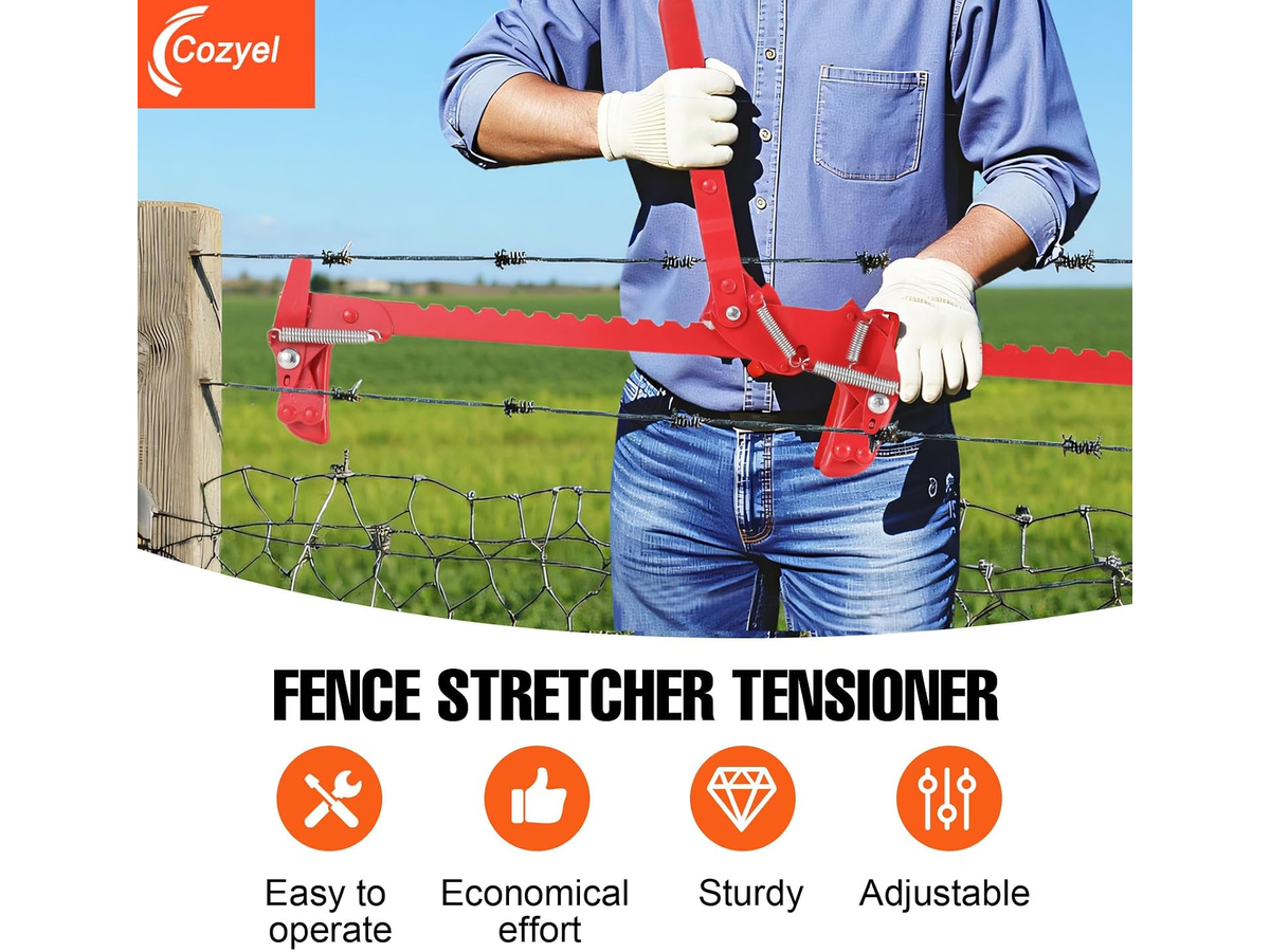 Fence Repair Tool Heavy Duty Ratchet Wire Stretcher and Splicer Tool