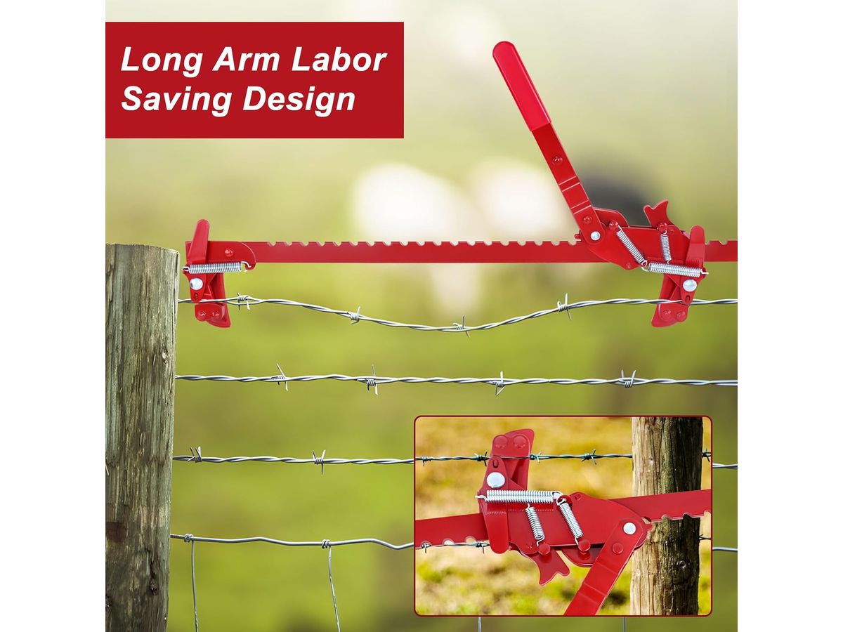 Fence Repair Tool Heavy Duty Ratchet Wire Stretcher and Splicer Tool