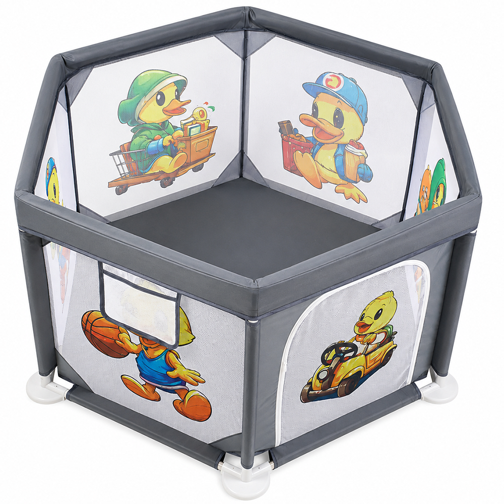 Playpen Safety Fence Hexagon Indoor Outdoor Play Yard