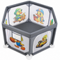 Playpen Safety Fence Hexagon Indoor Outdoor Play Yard