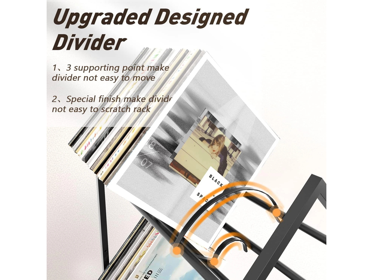 Vinyl Record Storage Holder 2 Tier