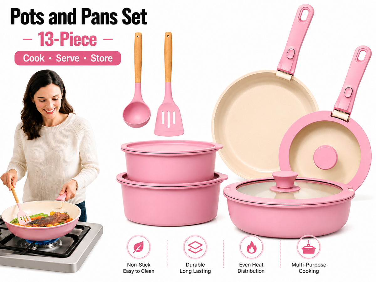 Pots and Pans Set Non Stick