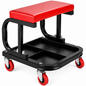Rolling Workshop Creeper Mechanic Stool 150KG Garage Seat with Tool Tray