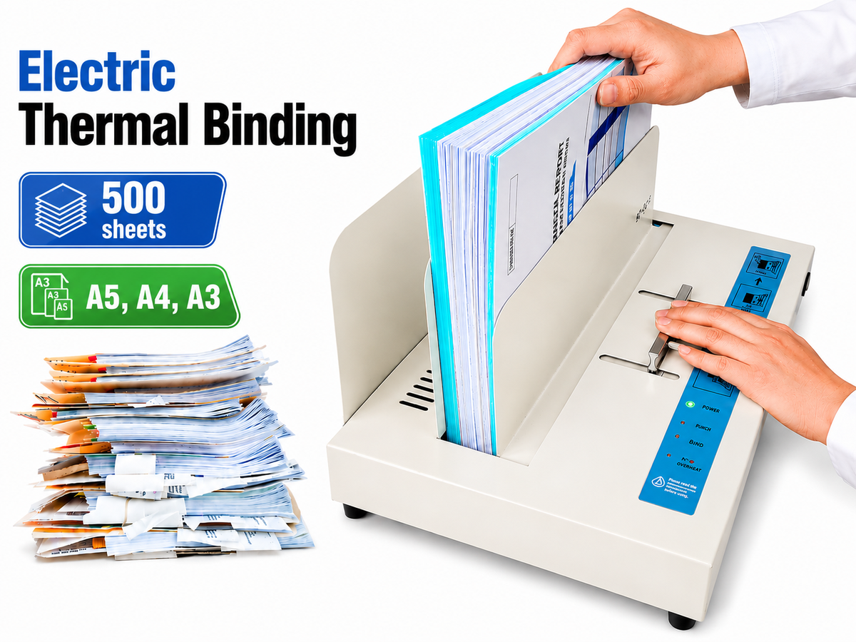 Thermal Binding Machine Electric Hot Melt Glue Book Binder