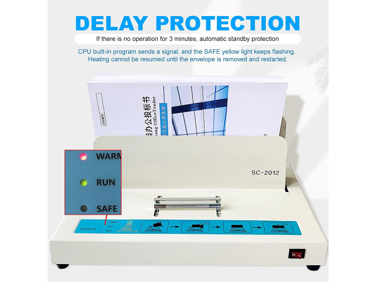 Thermal Binding Machine Electric Hot Melt Glue Book Binder