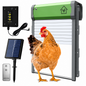 Automatic Chicken Coop Door Solar Powered Coop Door Opener with Remote Control