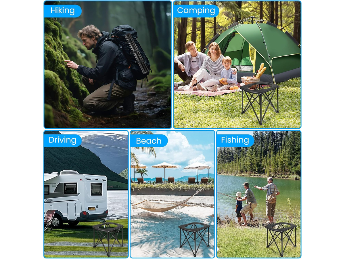 Portable Camping Toilet Foldable Outdoor Portable Toilet